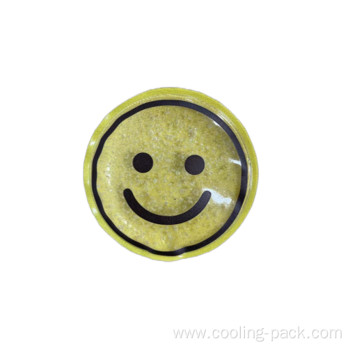 Round emoji cartoon ice packs